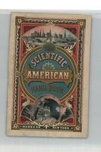 Scientific American Hand Book Cover, Perkins Collection 1850 to 1900 Advertising Cards
